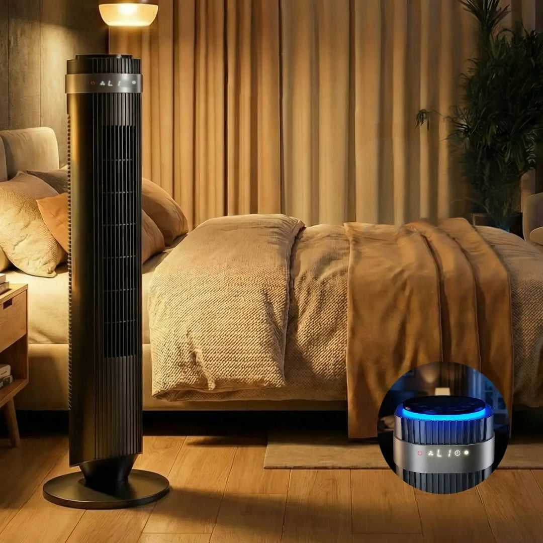 Silent Tower Fan for Indoor Cooling