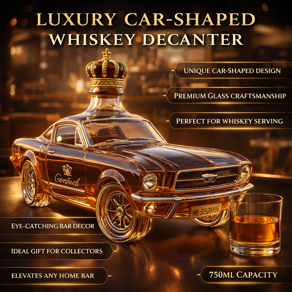 Car-Shaped Display Whiskey Decanter