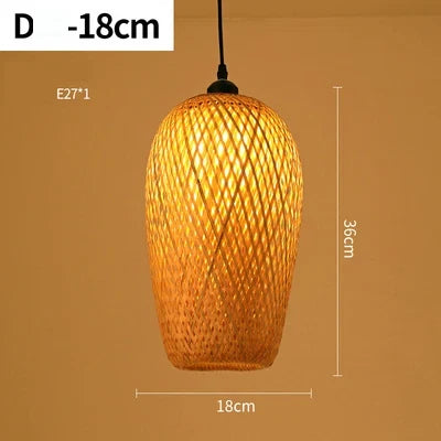 Handcrafted Rattan Pendant Light