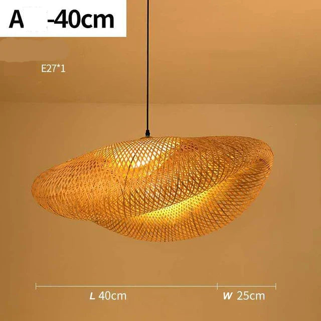 Handcrafted Rattan Pendant Light