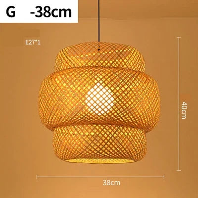 Handcrafted Rattan Pendant Light