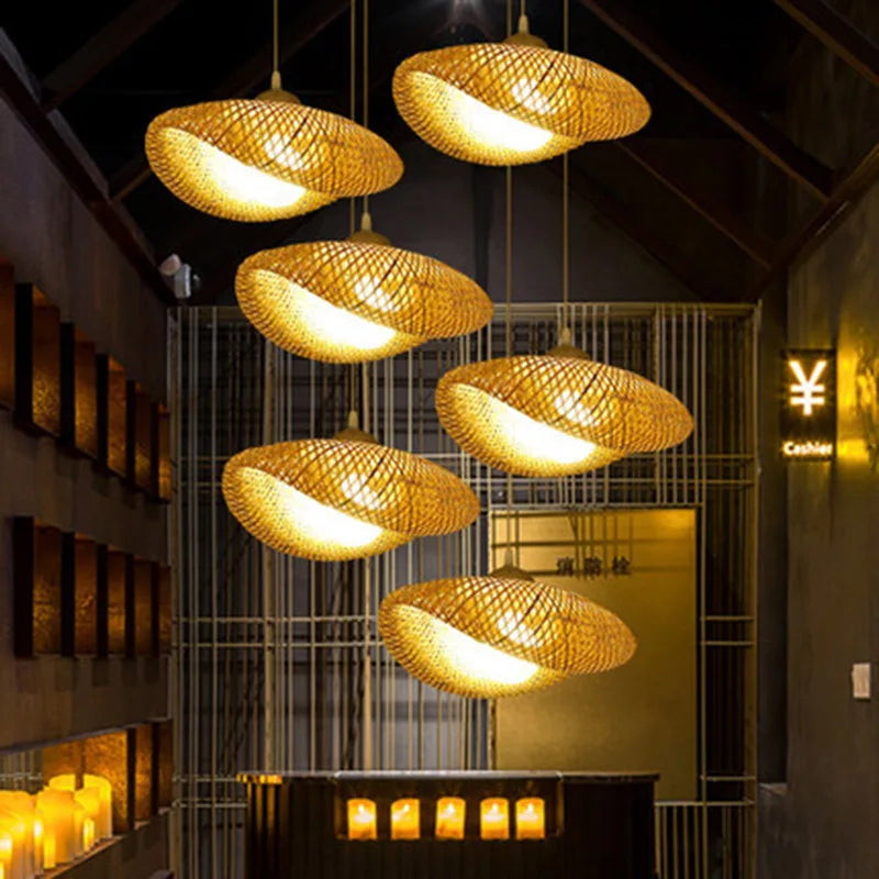 Handcrafted Rattan Pendant Light