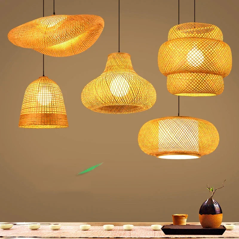 Handcrafted Rattan Pendant Light