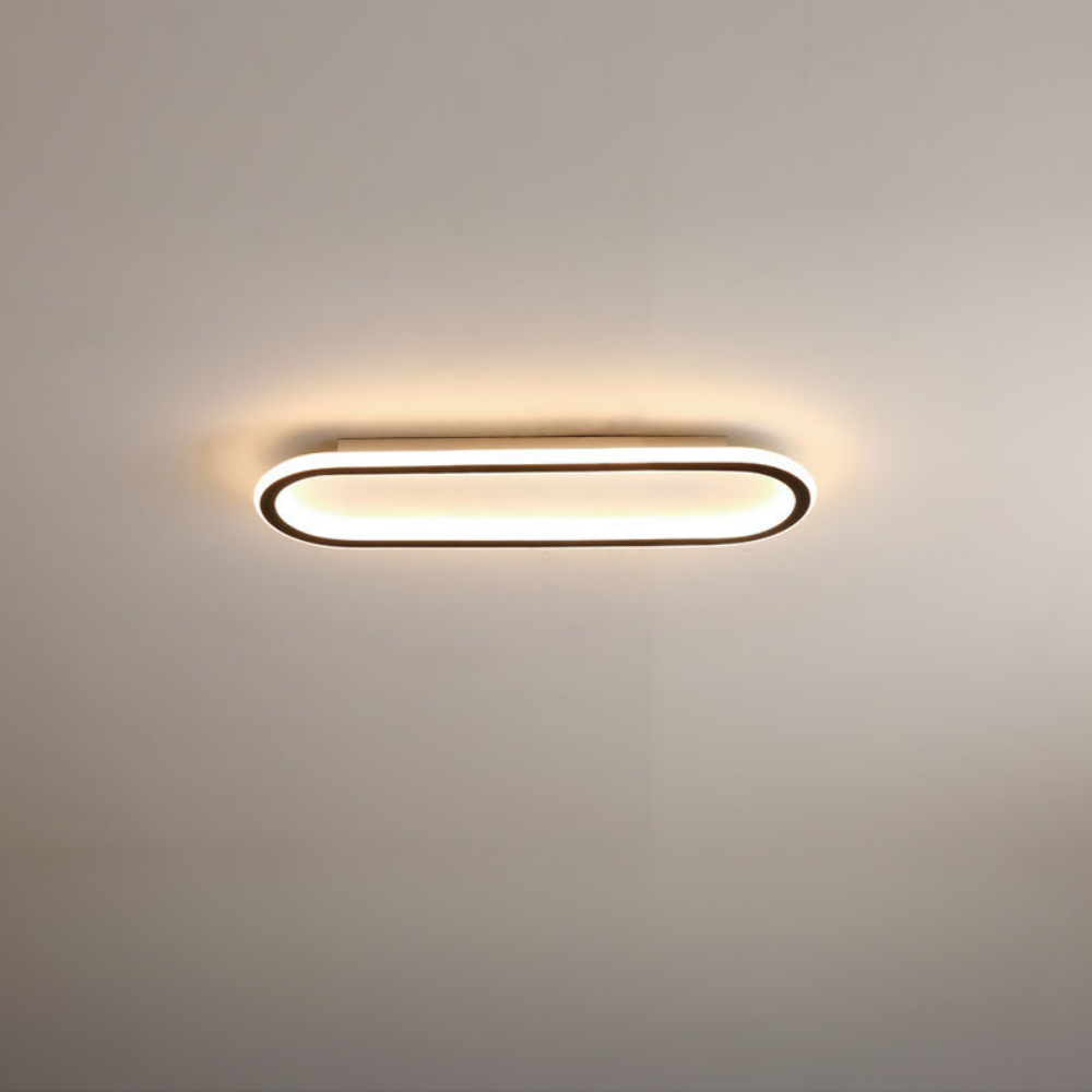 LED Acrylic Flush Mount Ceiling Light, Minimalist Design