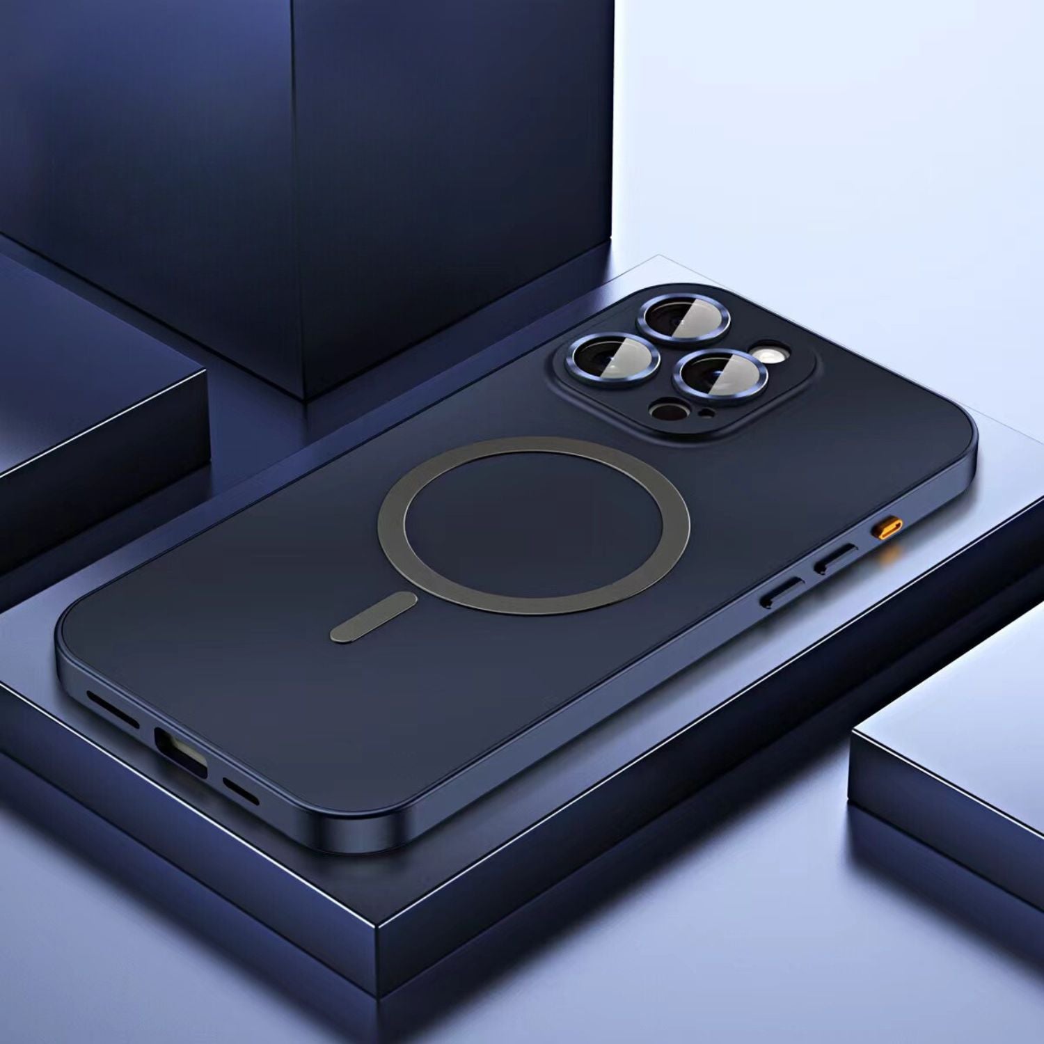 Sleek Magnetic Metal iPhone Case