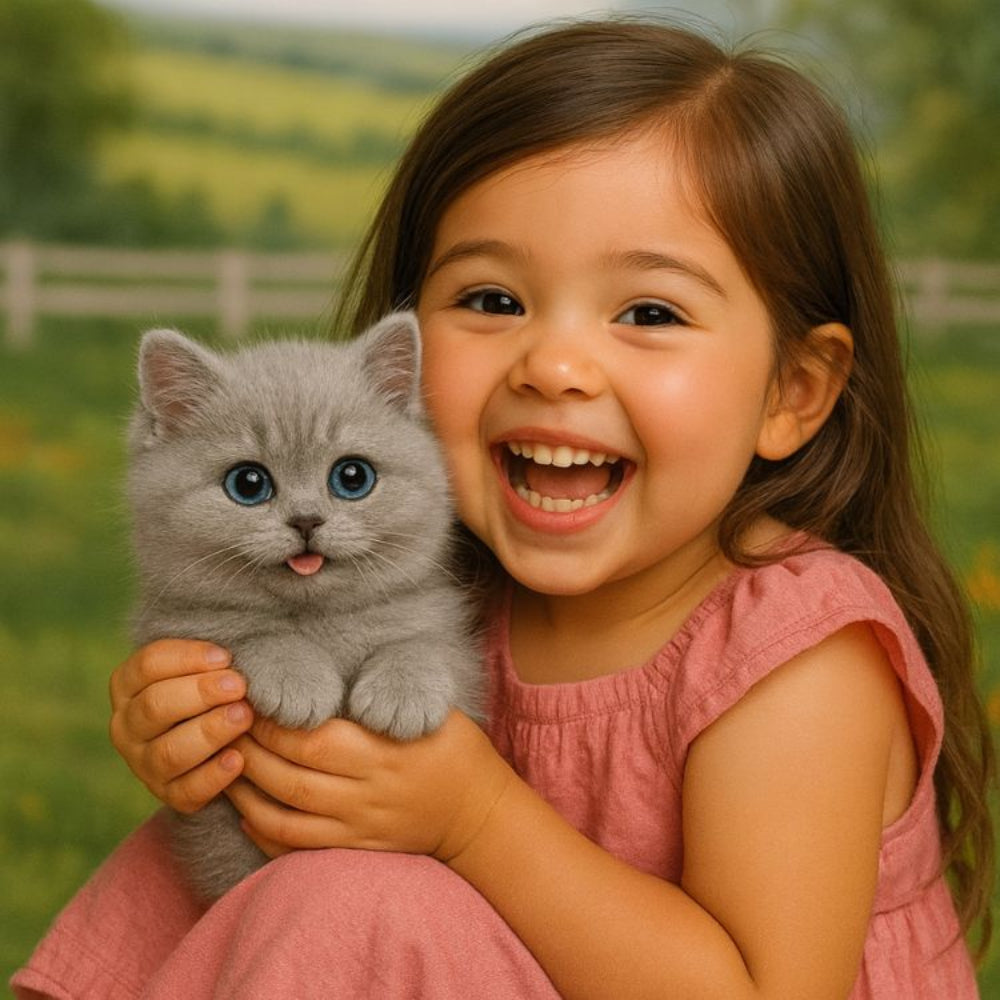 Realistic British Shorthair Robot Kitten – Grey Electronic Cat | Walks, Meows & Wags Tail - Image 4