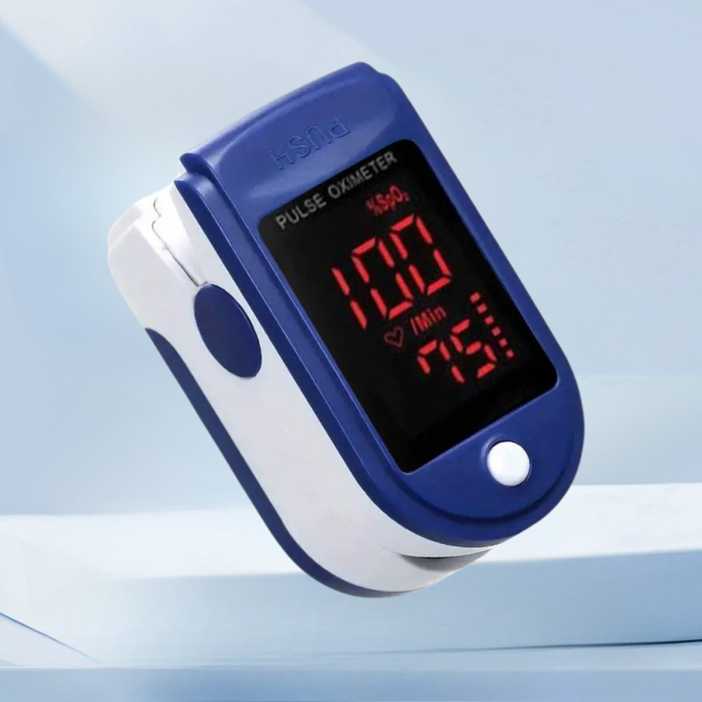 Digital Non-Invasive Fingertip Pulse Oximeter for Home Use