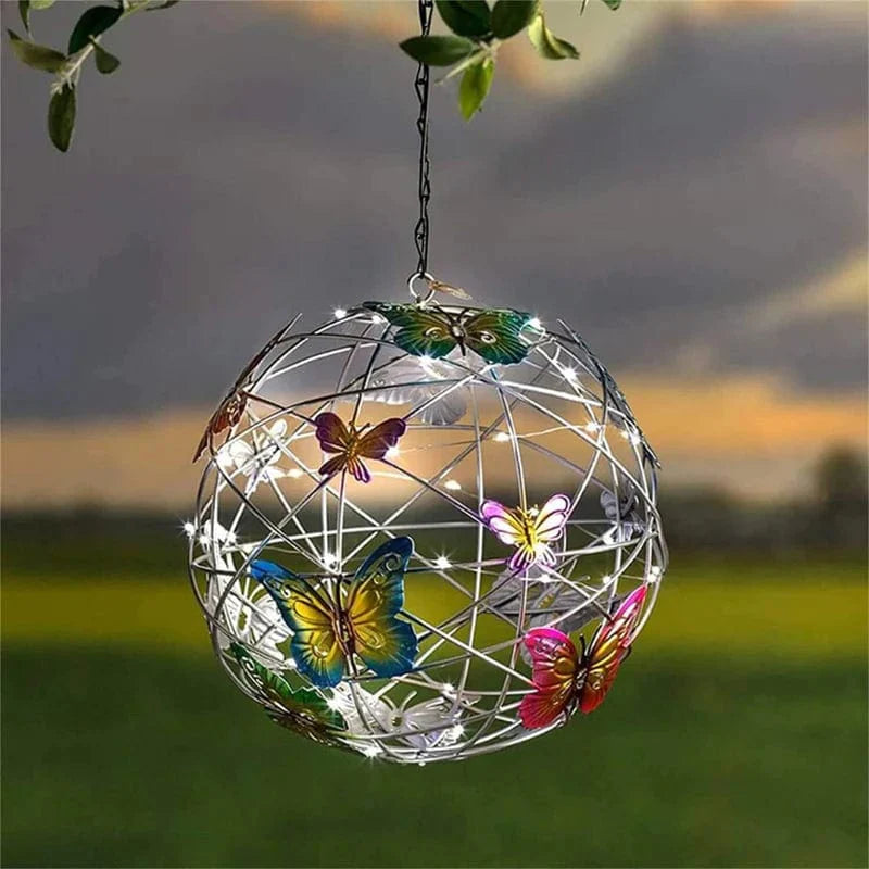 Enchanting Solar-Powered Butterfly Garden Lights