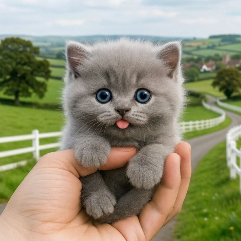 Realistic British Shorthair Robot Kitten – Grey Electronic Cat | Walks, Meows & Wags Tail - Image 6