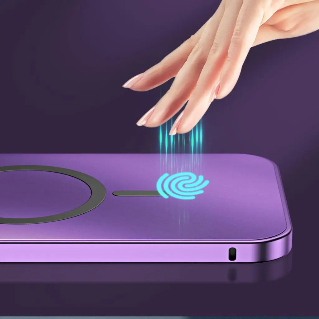 Sleek Magnetic Metal iPhone Case