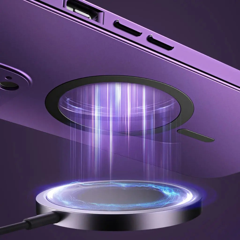 Sleek Magnetic Metal iPhone Case
