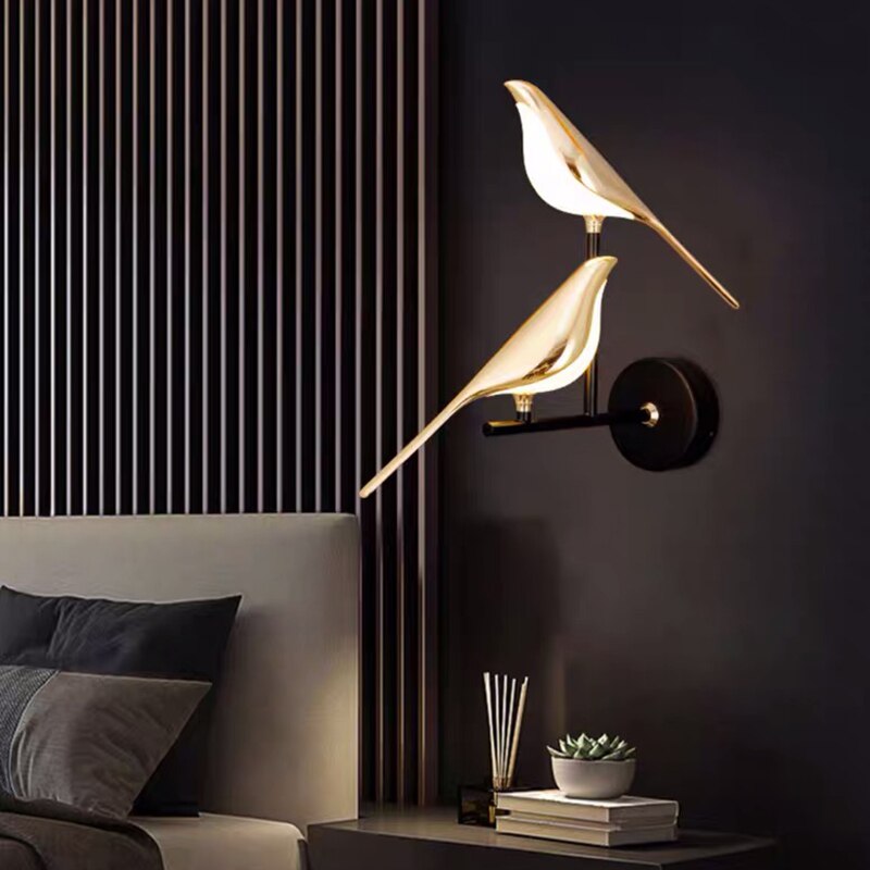 Bird-Shaped Scandinavian LED Wall Sconce
