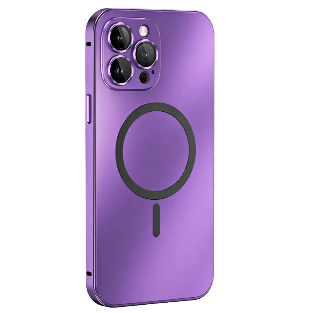 Sleek Magnetic Metal iPhone Case