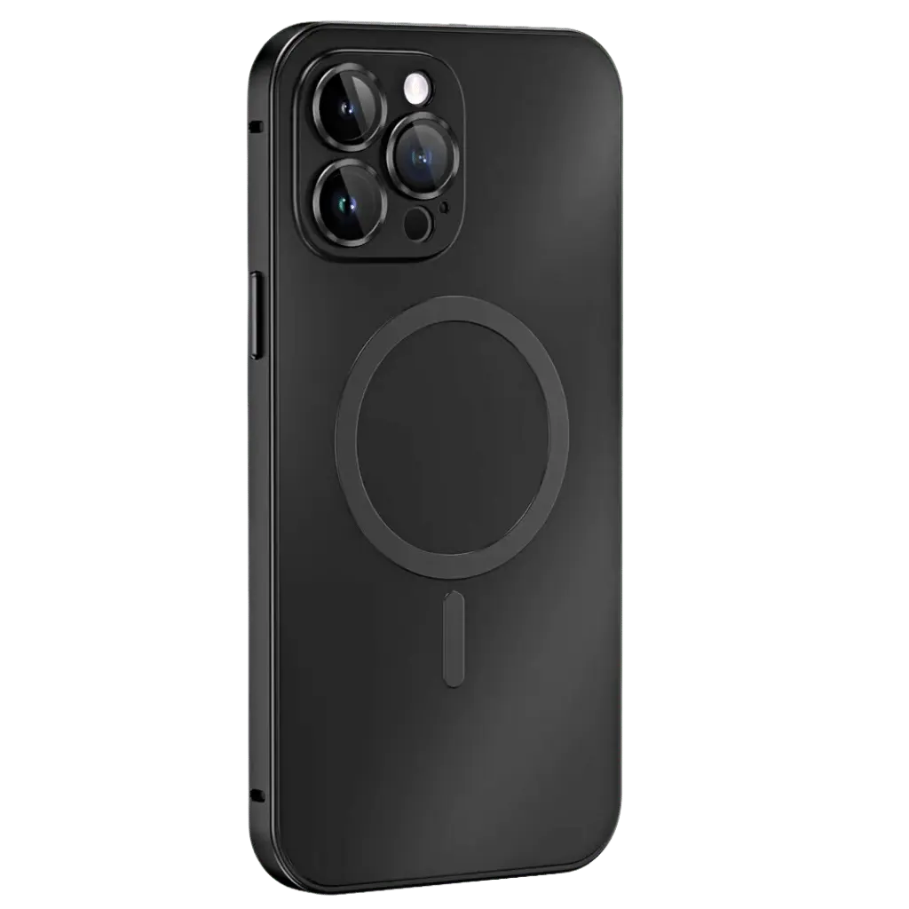 Sleek Magnetic Metal iPhone Case