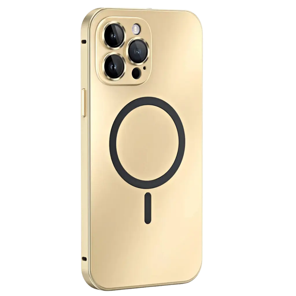 Sleek Magnetic Metal iPhone Case
