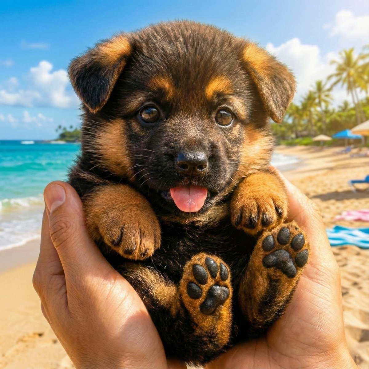 Realistic German Shepherd Puppy Toy – Interactive Walking, Barking & Wagging Electronic Pet