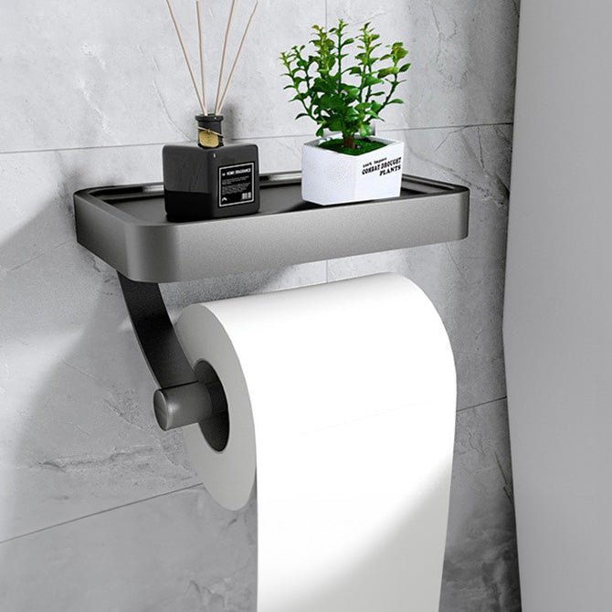 SleekShelf Wall-Mounted Paper Towel Holder