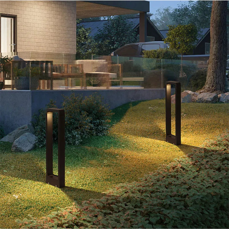 Waterproof Black Stainless Steel LED Garden Lights