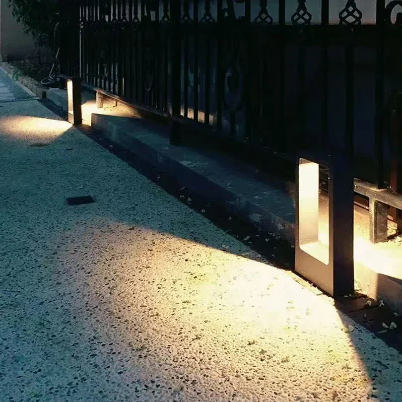 Waterproof Black Stainless Steel LED Garden Lights
