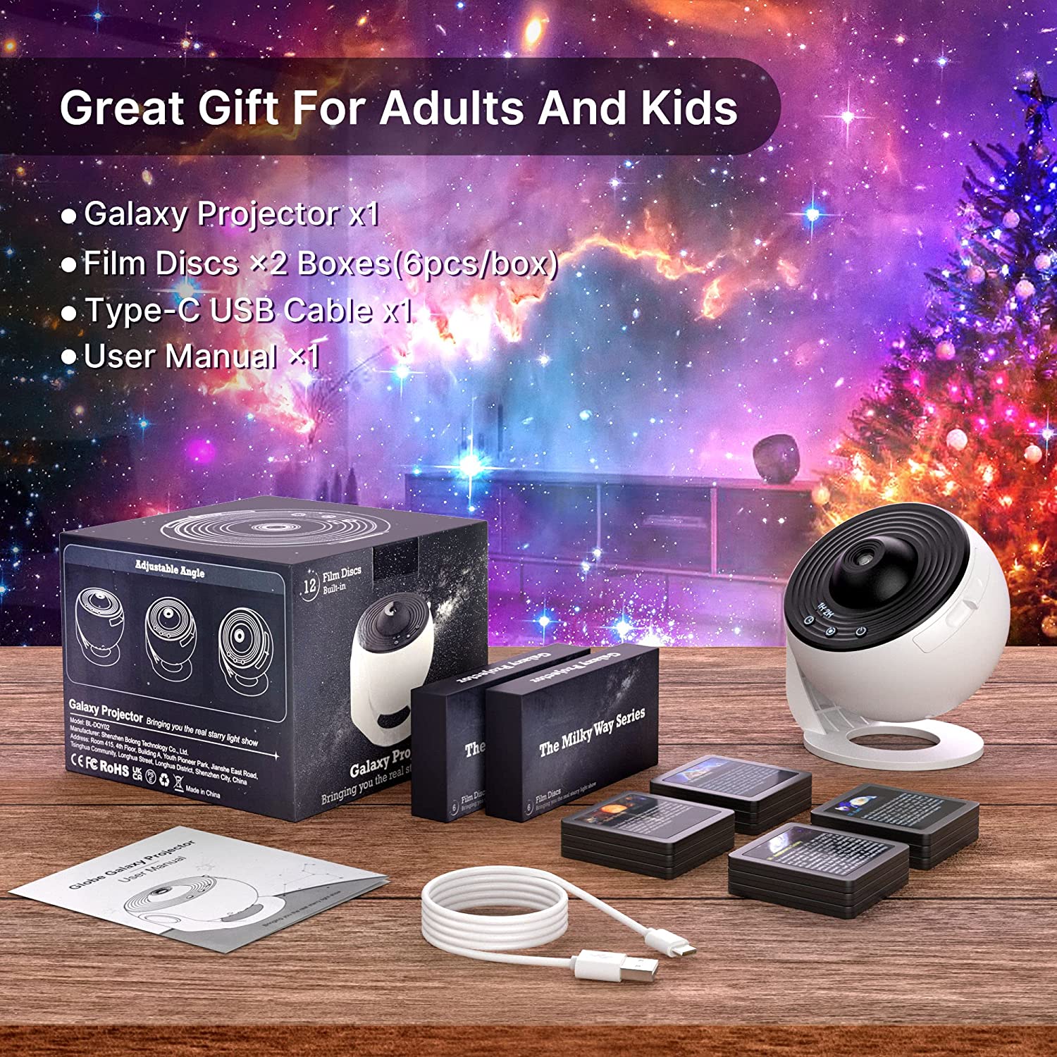 CelestiSphere 13-in-1 Home Planetarium Star Projector