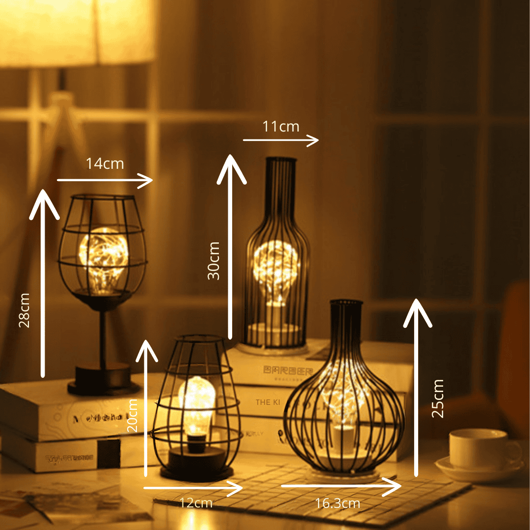Eva Luxe NoirLume Table Lamp by LuxeLume