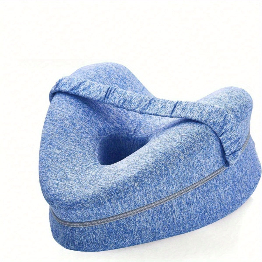 Ergonomic Side Sleeper Knee Pillow with Removable Washable Cover