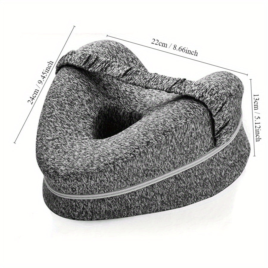 Ergonomic Side Sleeper Knee Pillow with Removable Washable Cover