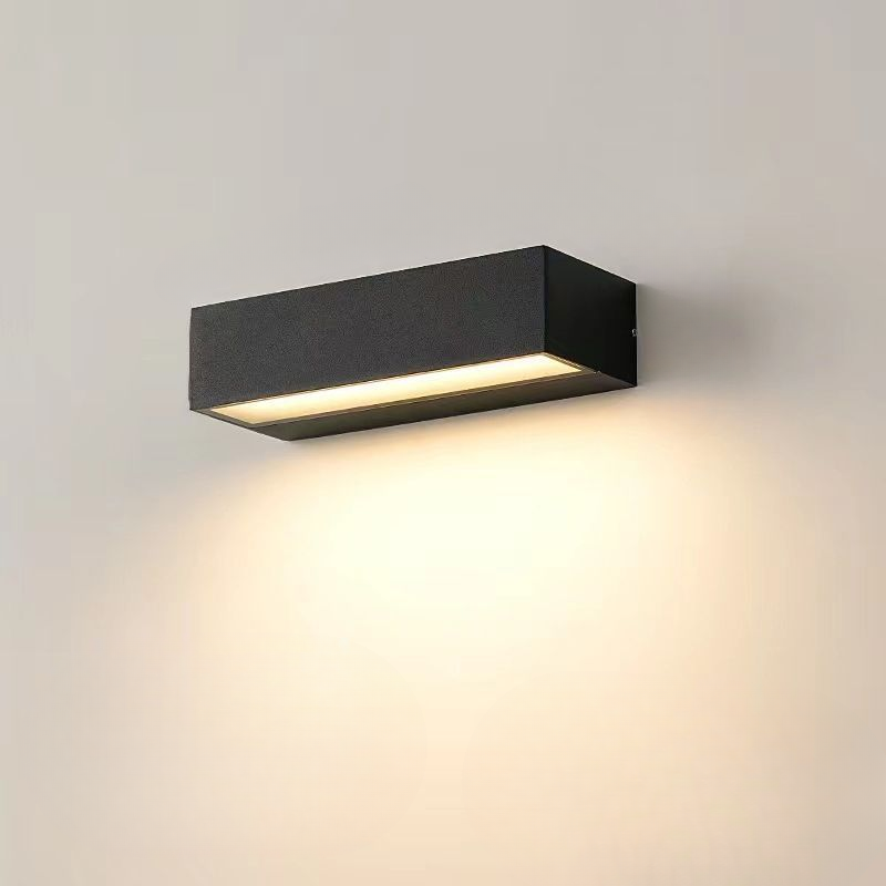Sleek Linear White LED Wall Light for Bathroom, Bedroom, or Living Room – Metal and Acrylic