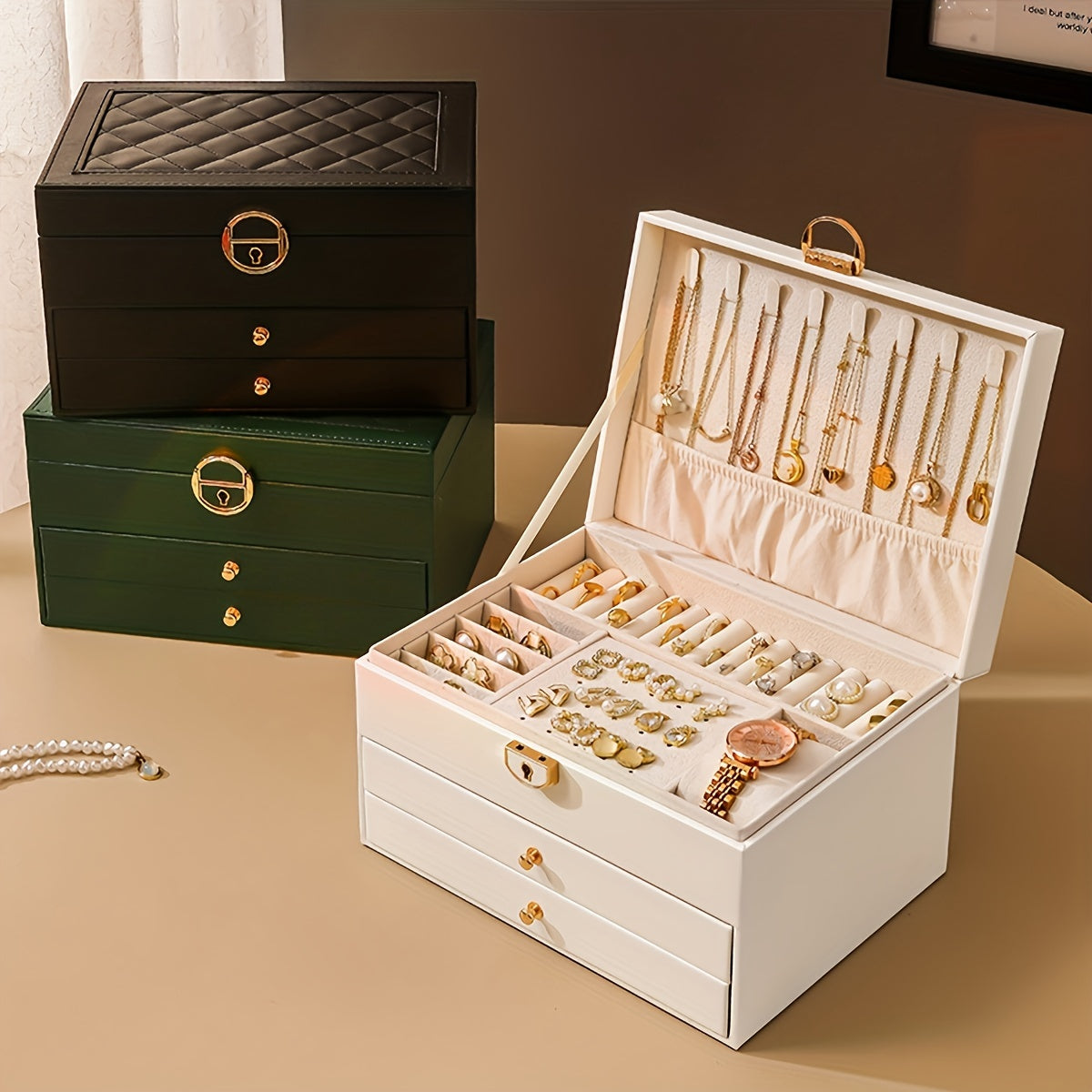 Luxury Jewelry Storage Box for Necklaces, Rings & Bracelets