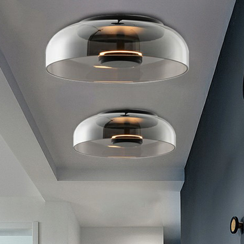 Modern LED Glass Entryway Ceiling Light