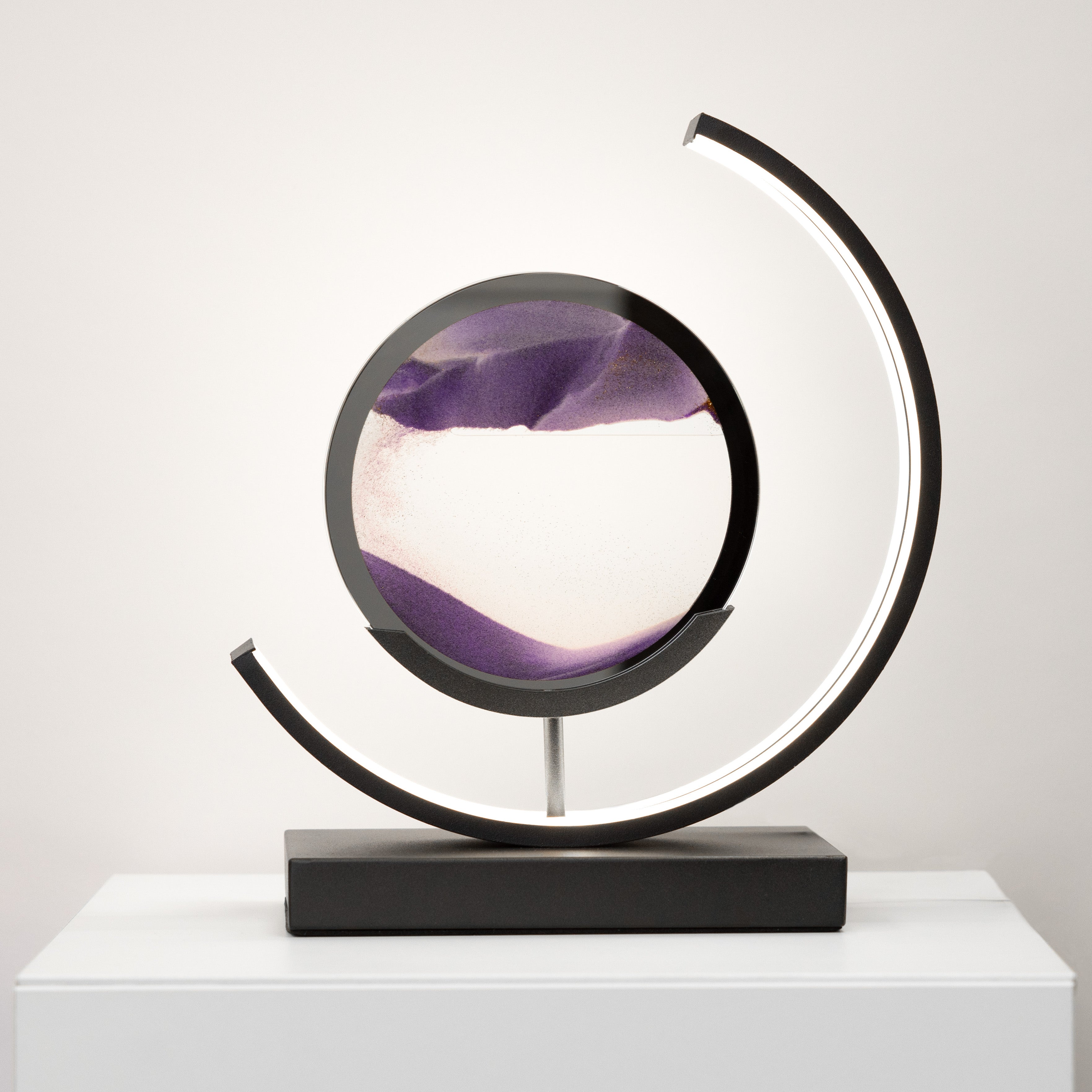 Minimalist Hourglass-Shaped Accent Table Lamp