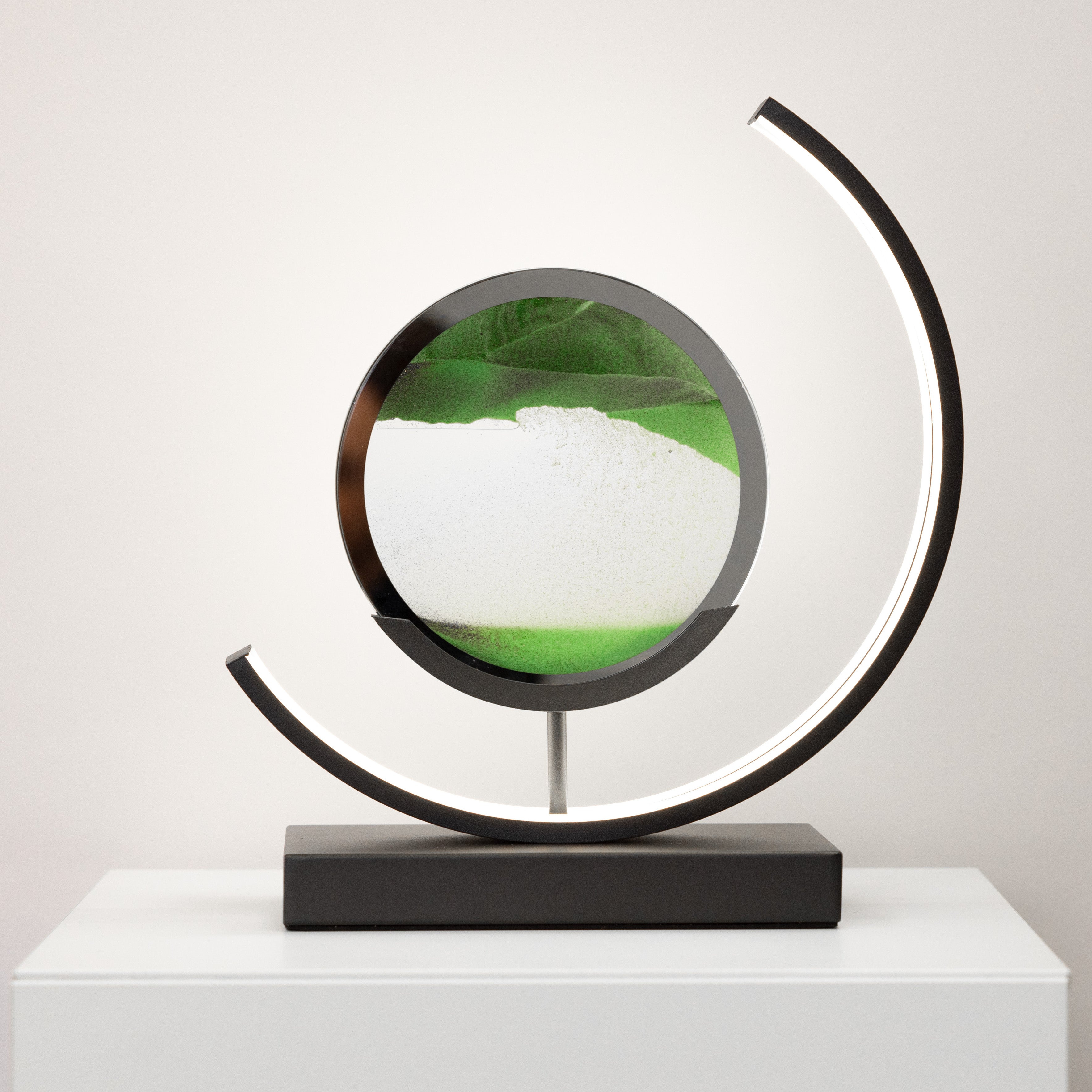 Minimalist Hourglass-Shaped Accent Table Lamp