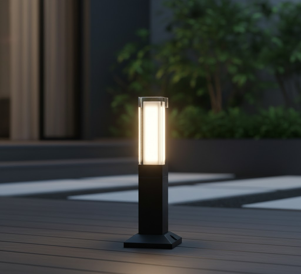 Waterproof Black Stainless Steel LED Garden Lights