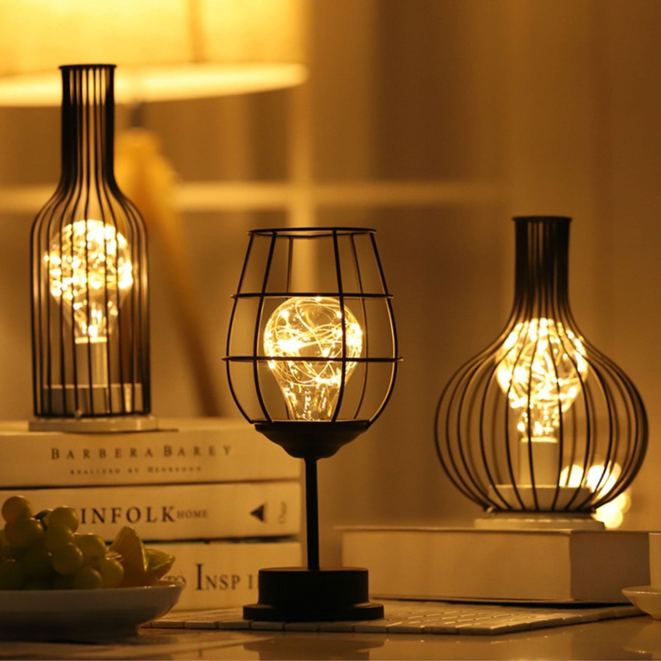 Eva Luxe NoirLume Table Lamp by LuxeLume