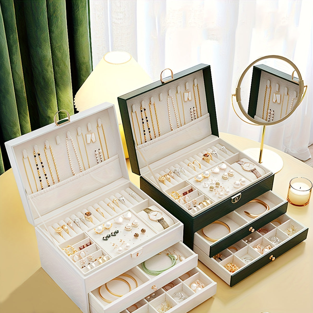 Luxury Jewelry Storage Box for Necklaces, Rings & Bracelets