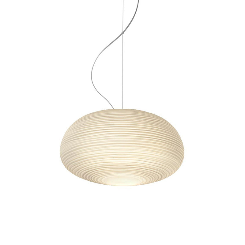 Ribbed Glass Ceiling Pendant Light