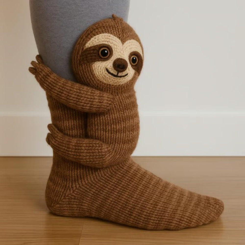 Animal Plush Slipper Socks Non-Slip Indoor Comfort Warmth 0