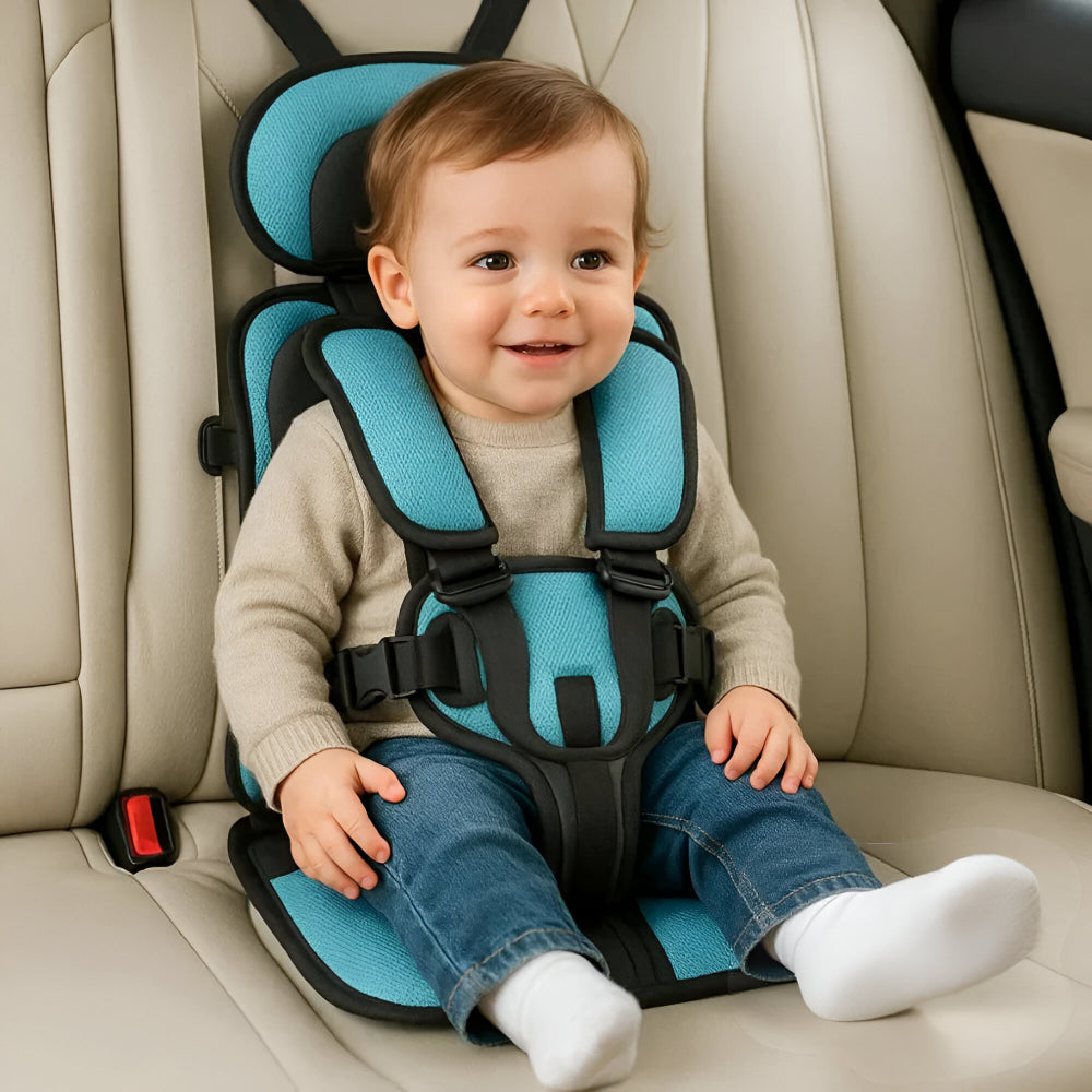 Portable Travel Car Seat with Comfort Seatbelt