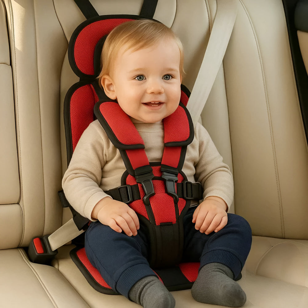 Portable Travel Car Seat with Comfort Seatbelt