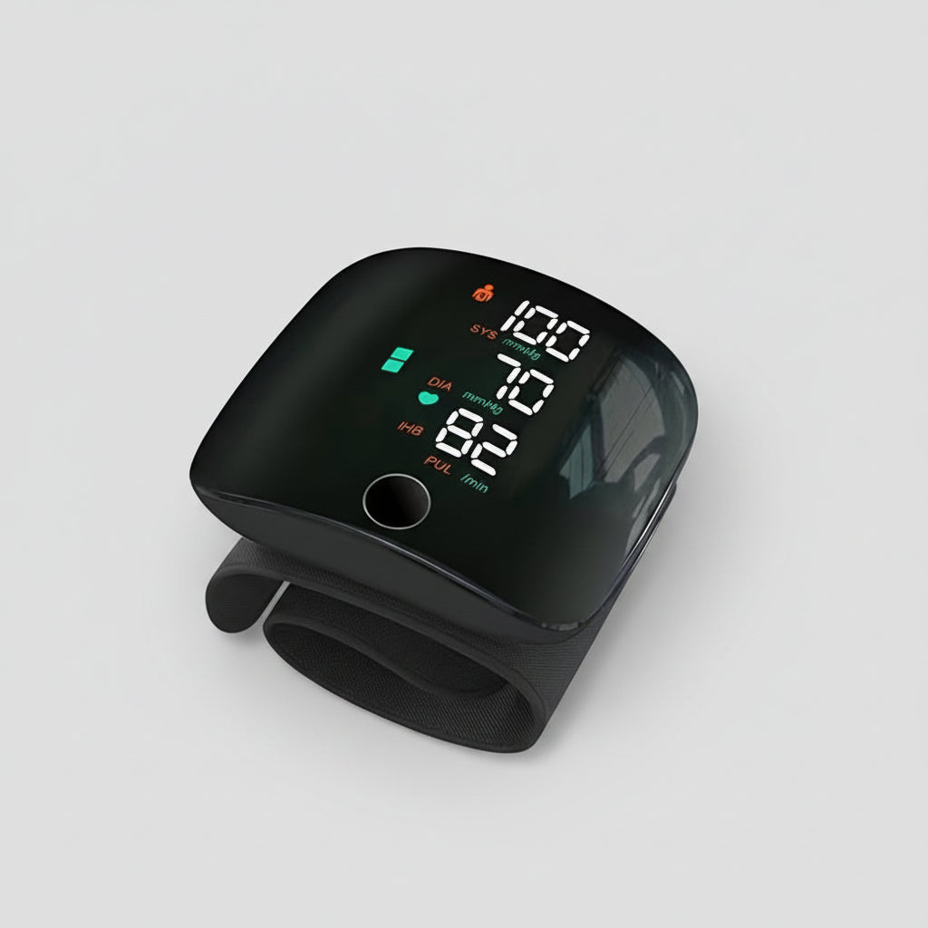 Digital Wrist Blood Pressure Monitor with Rechargeable Battery