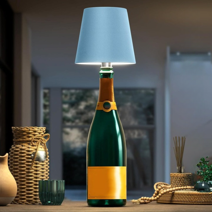 Bottle-Shaped Light Fixture