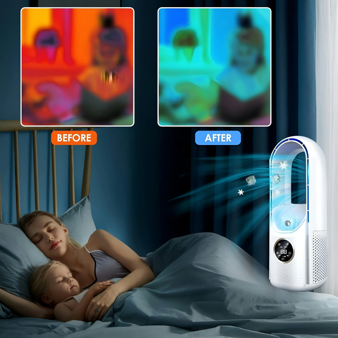 Bladeless Portable Mini Air Conditioner for Home or Office