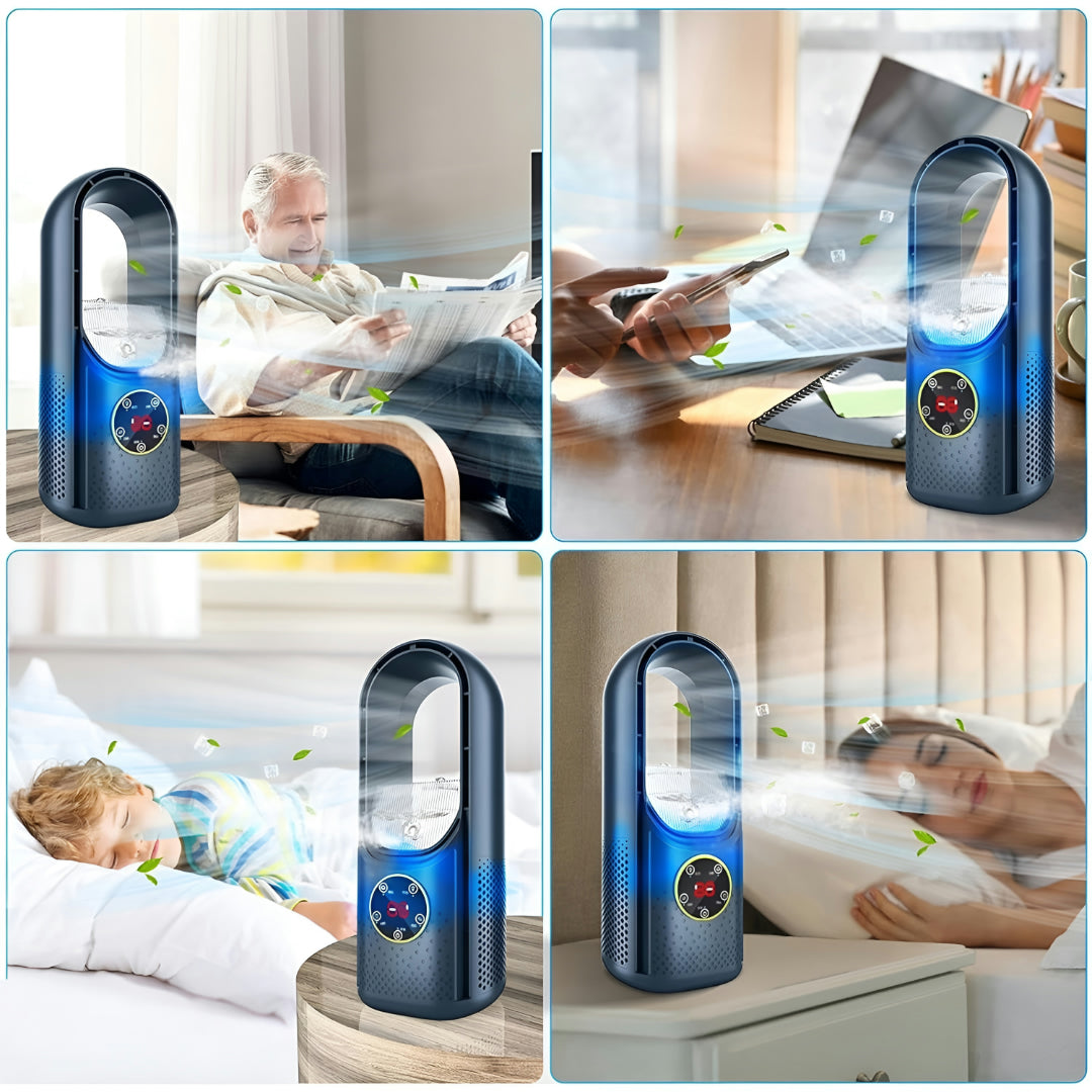 Bladeless Portable Mini Air Conditioner for Home or Office