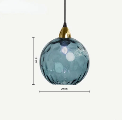 Glass Globe Pendant Light