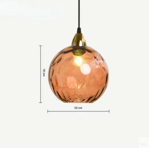 Glass Globe Pendant Light