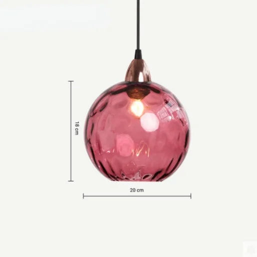 Glass Globe Pendant Light