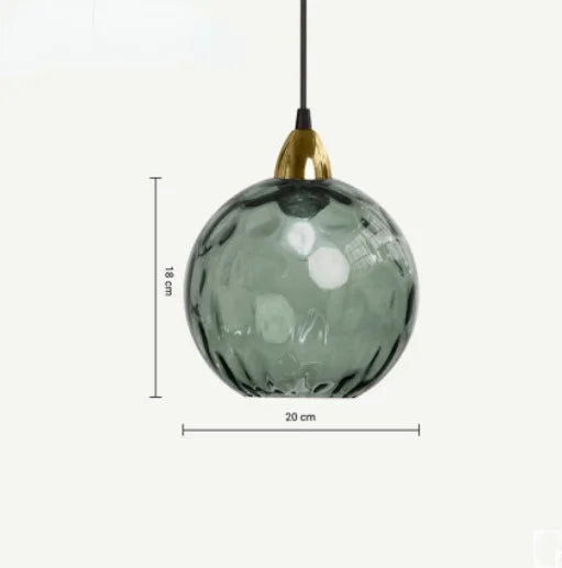 Glass Globe Pendant Light
