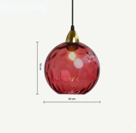 Glass Globe Pendant Light