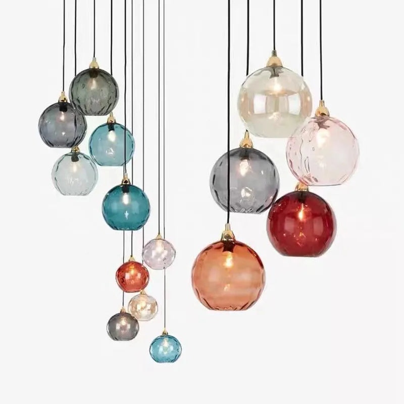 Glass Globe Pendant Light