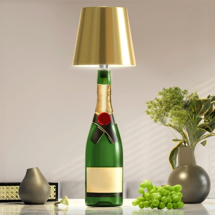 Bottle-Shaped Light Fixture